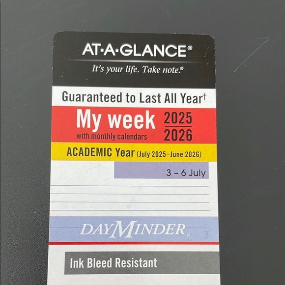 At-A-Glance Gray Academic Calander Office Planner - Picture 2 of 8